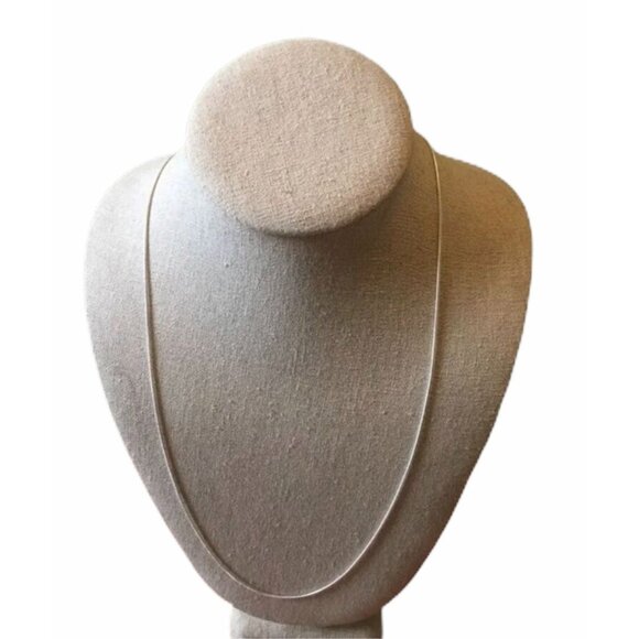 UNBRANDED Jewelry - 925 Sterling Silver Snake Chain Necklace 24"  Jewelry Accessory Sliver‎ Tone